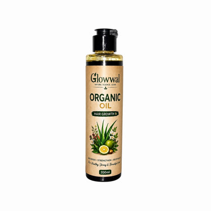 Glowwal Organic Hair Growth Oil – Strong & Healthy Hair Solution