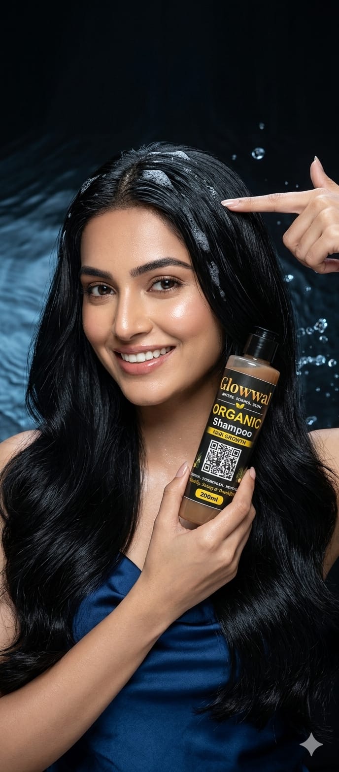 Herbal Hair Growth Shampoo – Anti Hair Fall & Dandruff Formula 200ml
