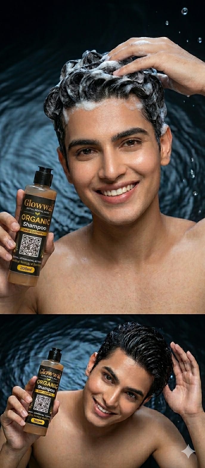 Herbal Hair Growth Shampoo – Anti Hair Fall & Dandruff Formula 200ml