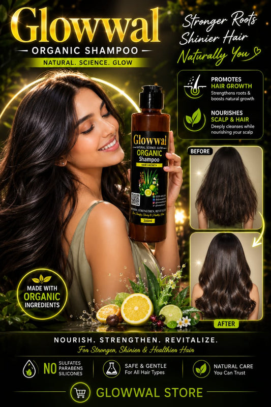 Herbal Hair Growth Shampoo – Anti Hair Fall & Dandruff Formula 200ml