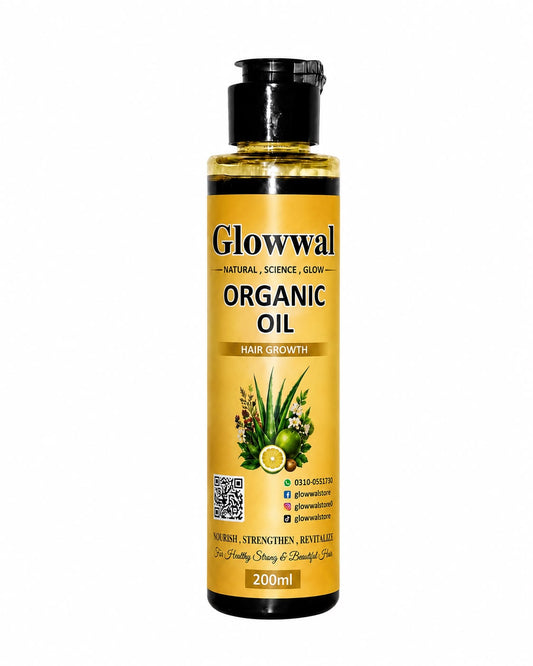 Glowwal Organic Hair Growth Oil – Strong & Healthy Hair Solution